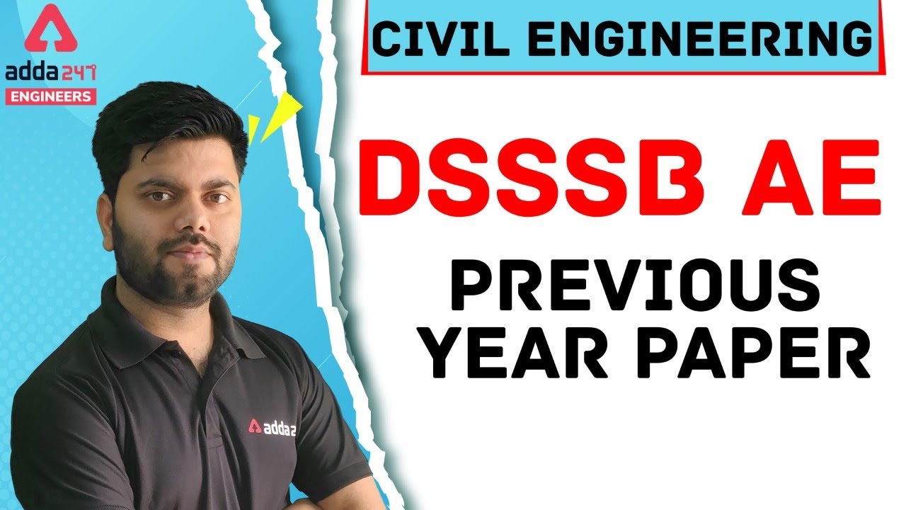 DSSSB AE | Civil Engineering | Previous Year Paper