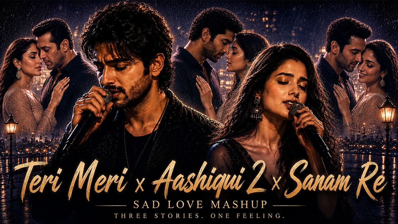 Teri Meri x Aashiqui 2 x Sanam Re | Emotional Bollywood Love Mashup &ndash; IndiTune