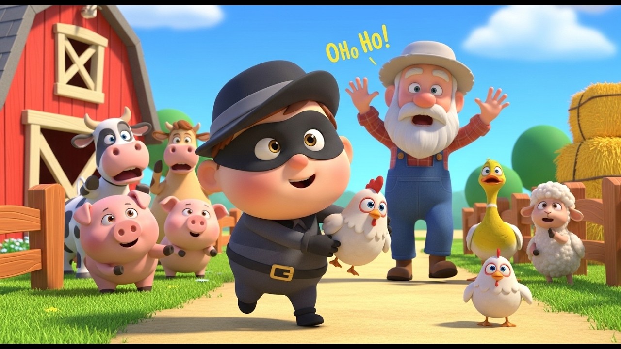 Old Macdonald’s Farm Mystery 🚨🐮 | Who Stole the Animals? Kids Song