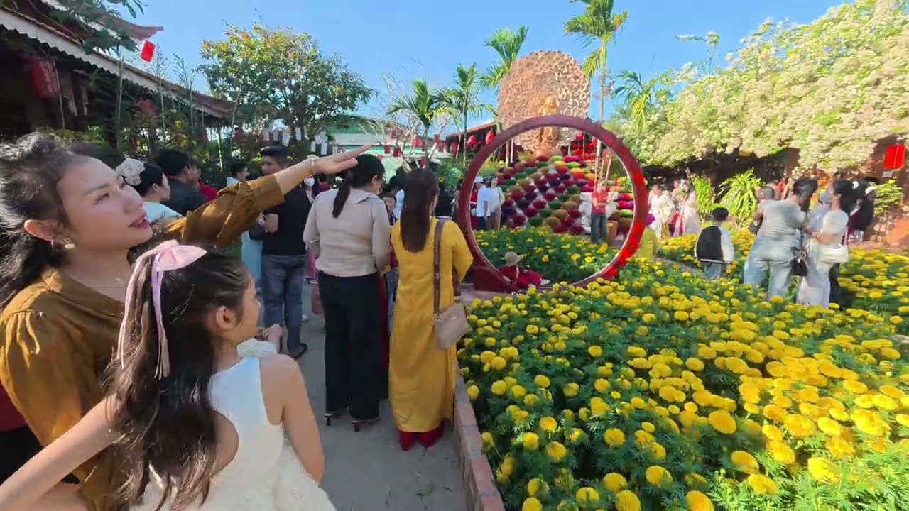 Du xuân chiều mùng 1 chùa Thiên Phước Ninh Hoà