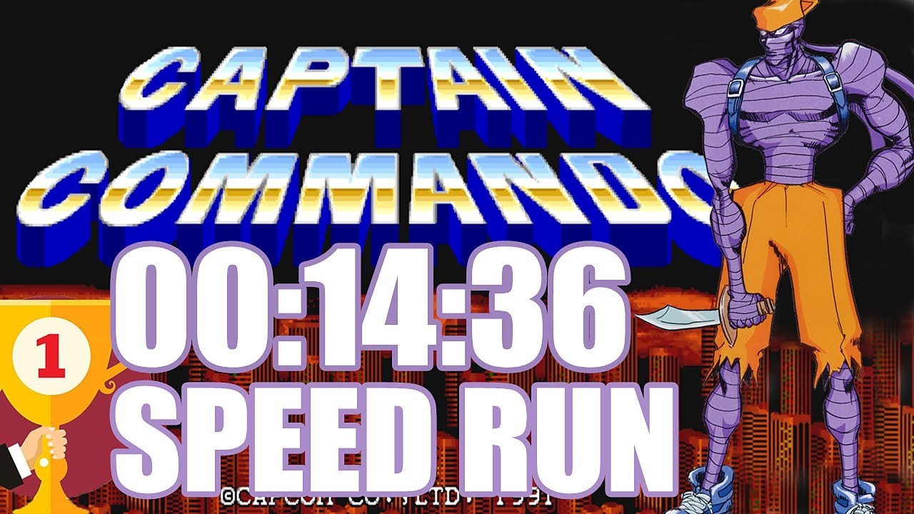 Captain Commando - MACK - SPEED RUN - 00:14:36 - Arcade game