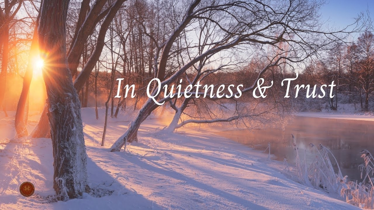 In Quietness & Trust | Scenic Prayer Space with God’s Word  #faith #faithoverfear
