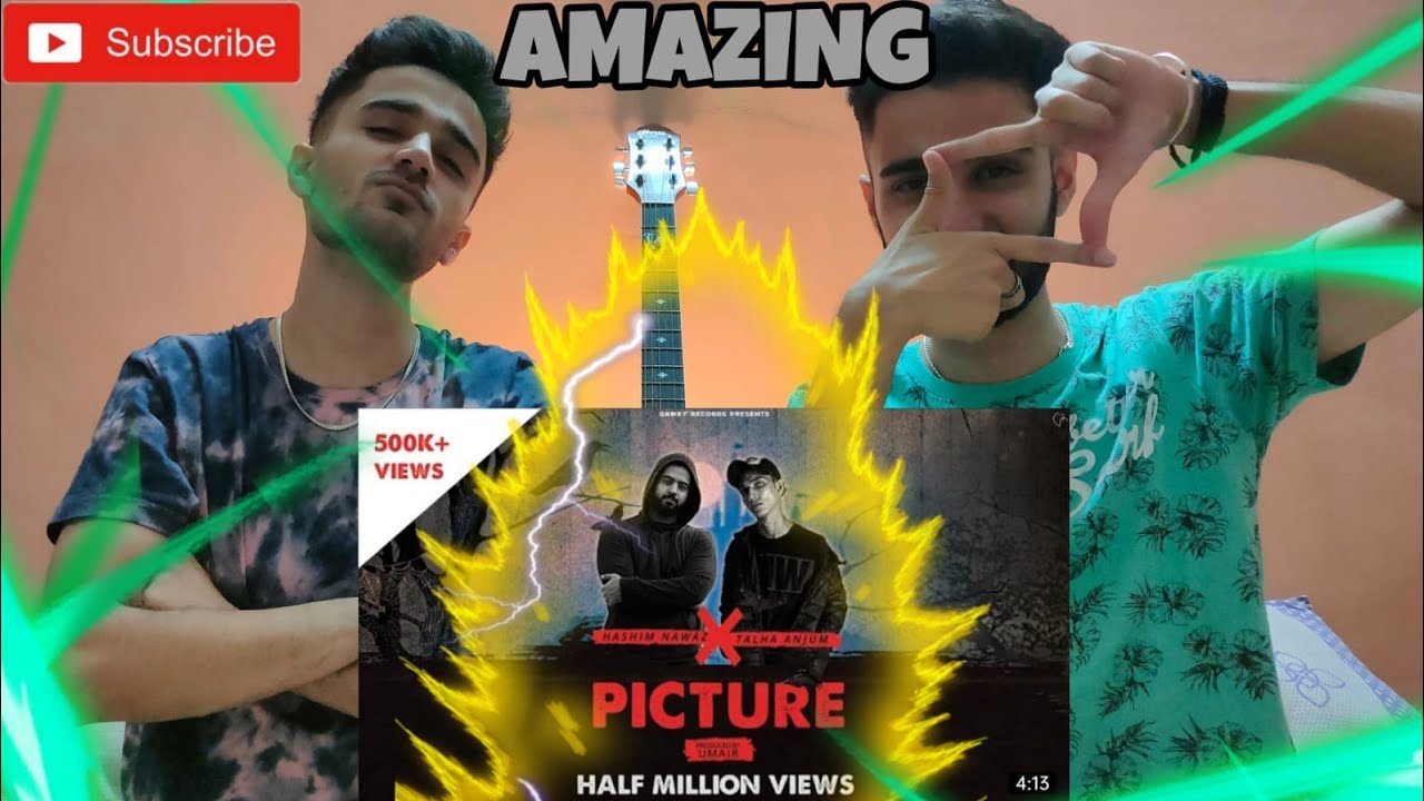 Twins react to Hashim Nawaz - Picture feat. Talha Anjum | Picture reaction | Indian twins react |