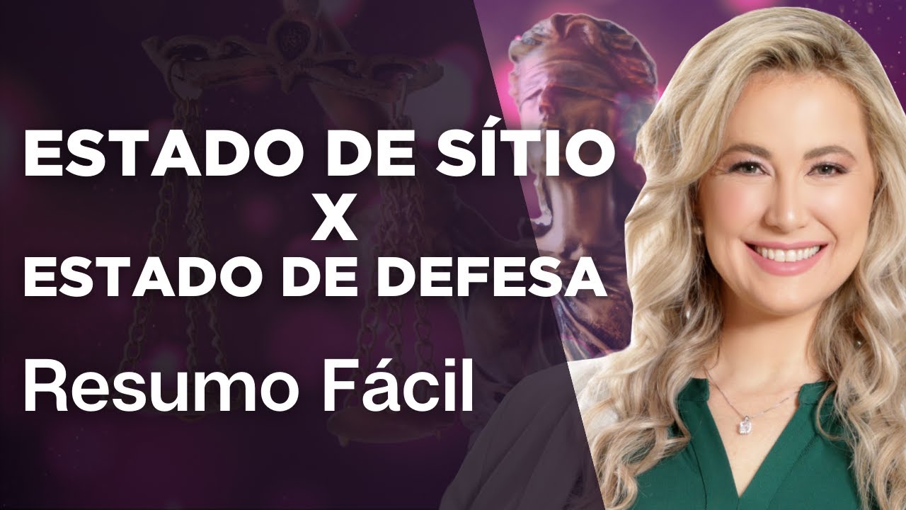 ESTADO DE DEFESA X ESTADO DE SÍTIO (SISTEMA CONSTITUCIONAL DE CRISES)