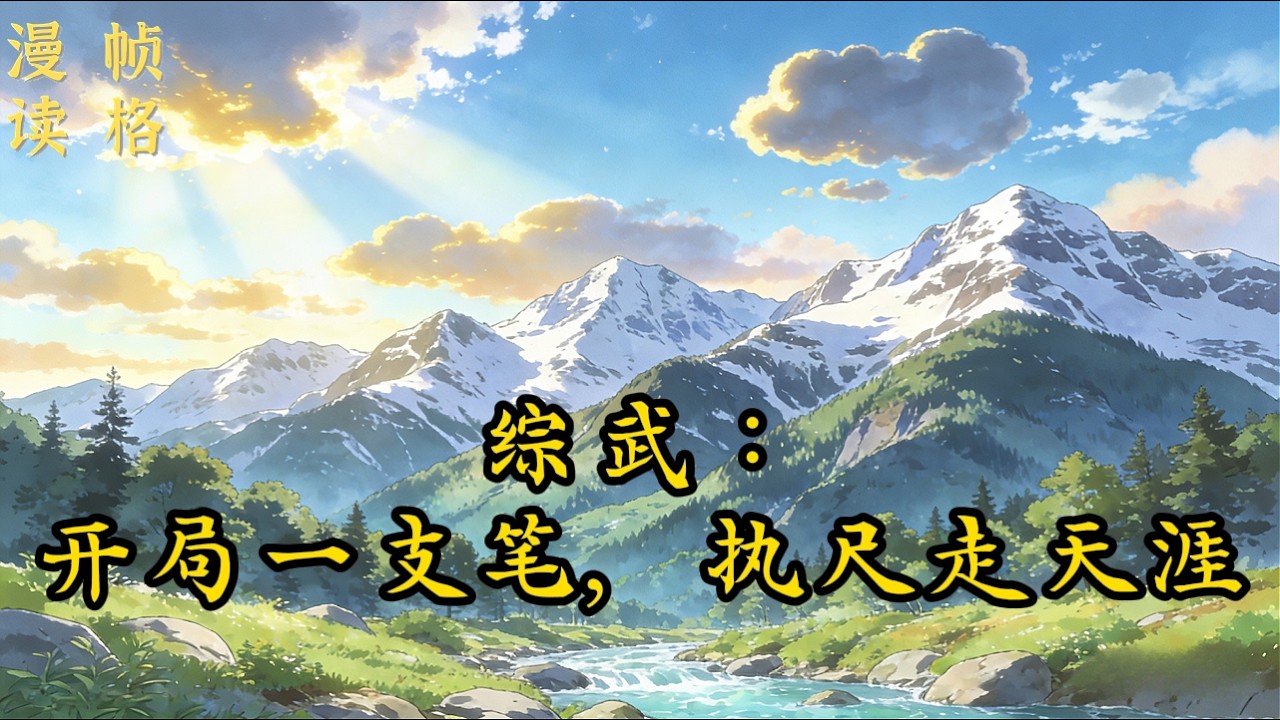 《综武：开局一支笔，执尺走天涯》【p9】【热血+智谋+侠义】 大楚有个十里镇，十里镇有个瘸子叫陆天明，由于每天推着小车在街上代写家书，乡亲们喜欢叫他秀才。有一天，十里镇的第一高手死…… #穿越 #系统