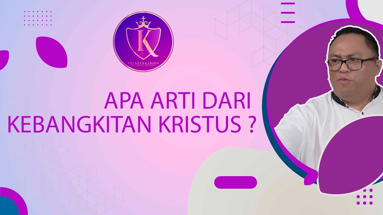 PDT. ESRA SORU : APA ARTI DARI KEBANGKITAN KRISTUS ?
