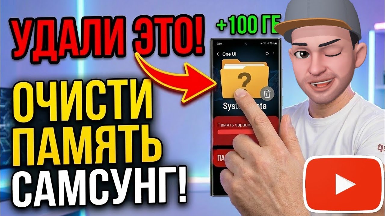 Как очистить память на андроид #samsung 