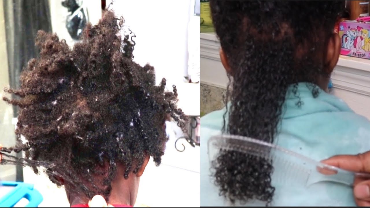 HOW TO DETANGLE TODDLER EXTREMELY MATTED NATURAL HAIR WITH ALOE VERA NO FUSS