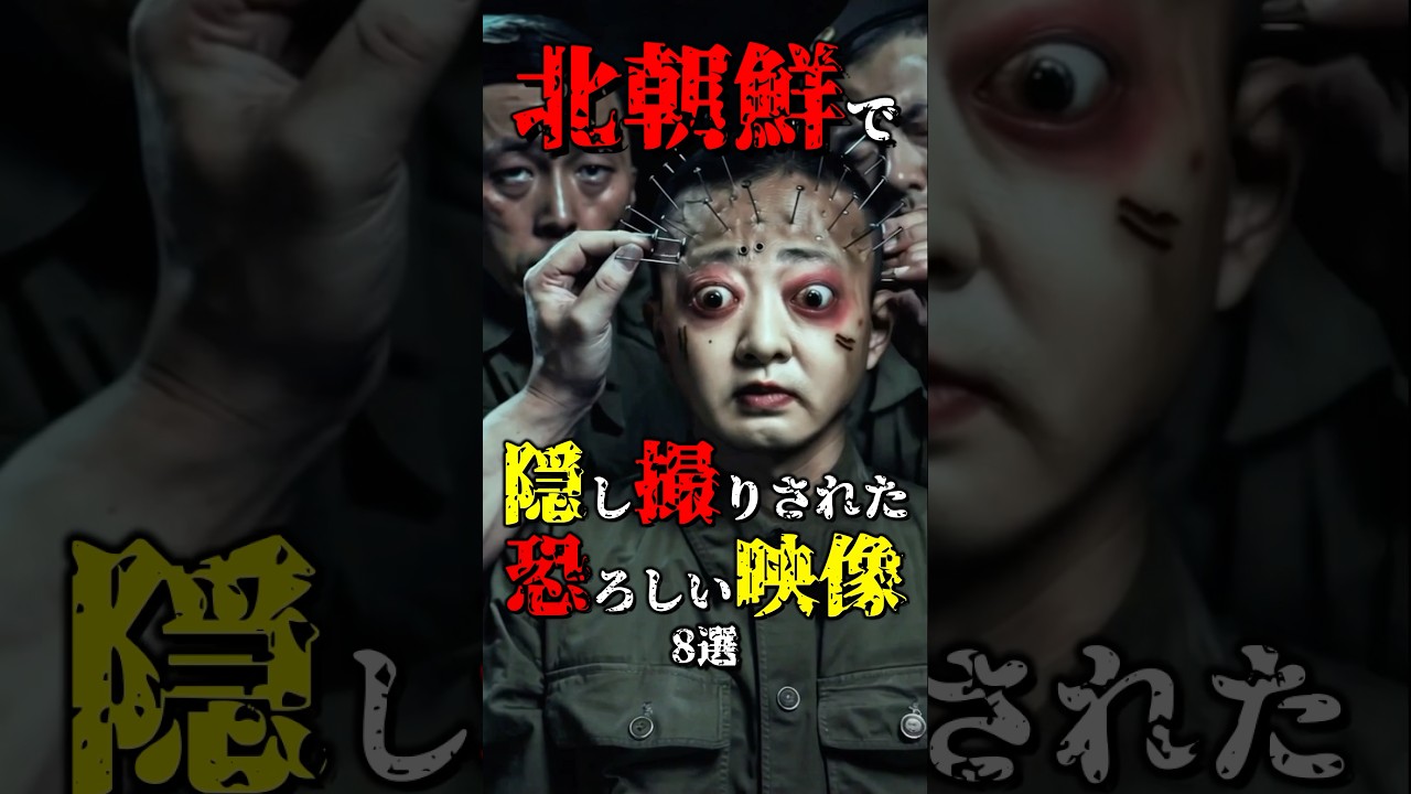 北朝鮮で隠し撮りされた恐ろしい映像8選【総集編】  #都市伝説 #雑学 #怖い話 #shorts