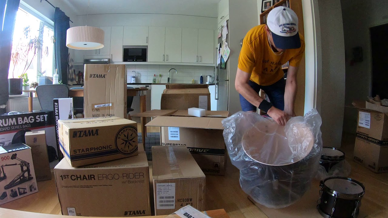Tama superstar hyperdrive unboxing