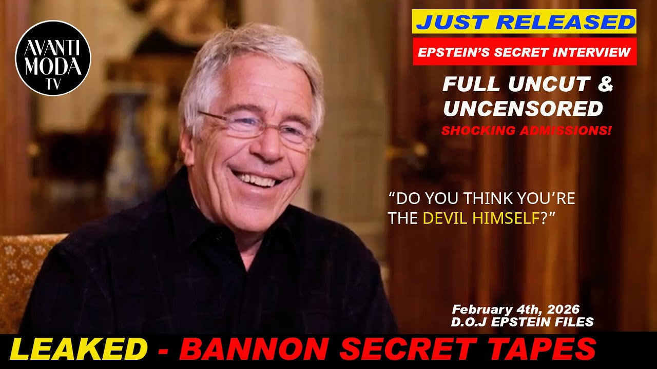 Jeffrey Epstein Interview with Steve Bannon - Official DOJ 2026 Release! FULL Uncut Uncensored Video