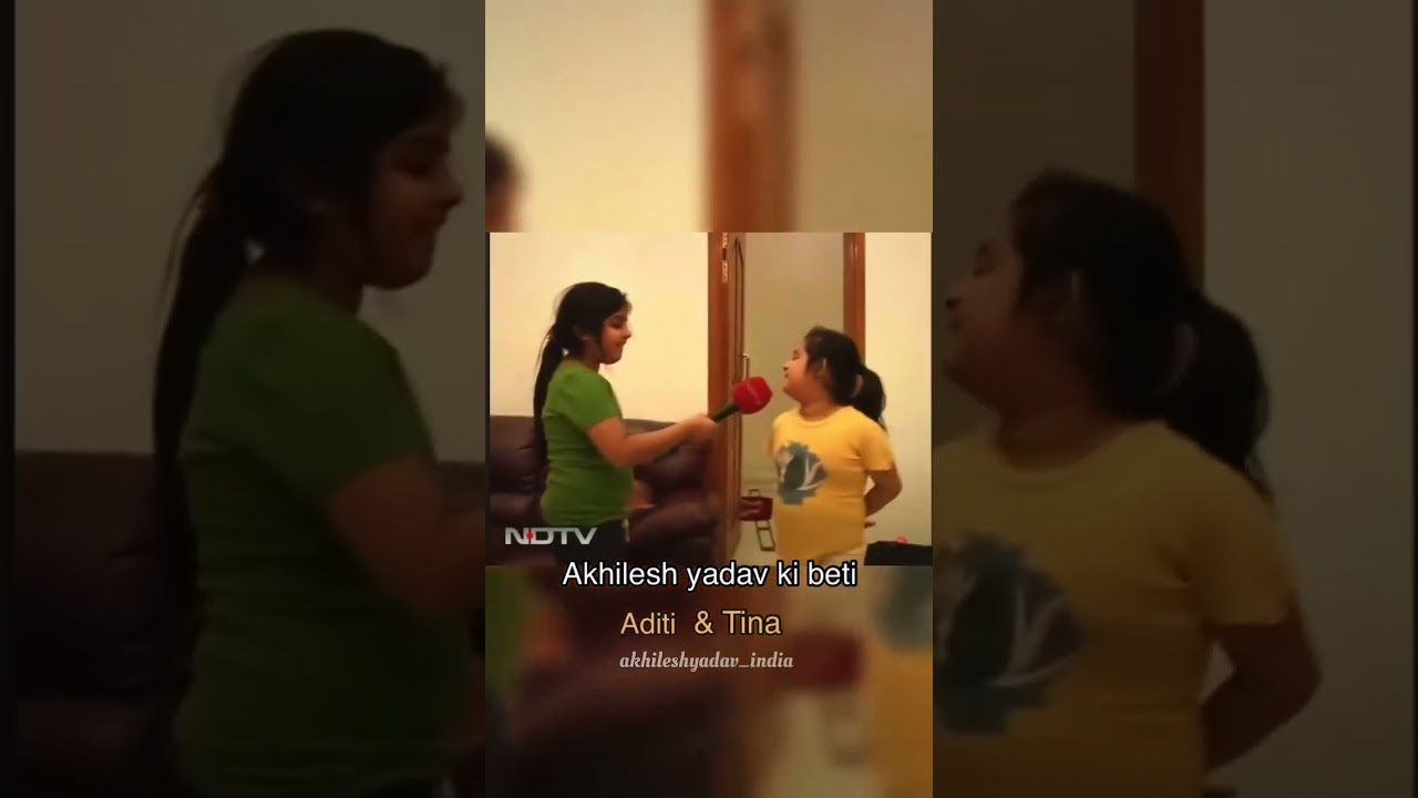 Aditi & Tina Daughter Akhilesh Yadav Mulayam Singh yadav Netaji samajwadi party #news #nature NDTV