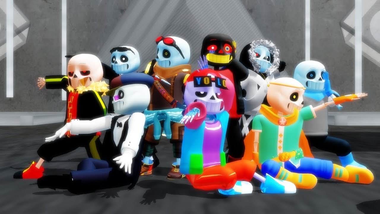 [MMD Undertale AU] Pomp And Circumstance (AU Sanses)
