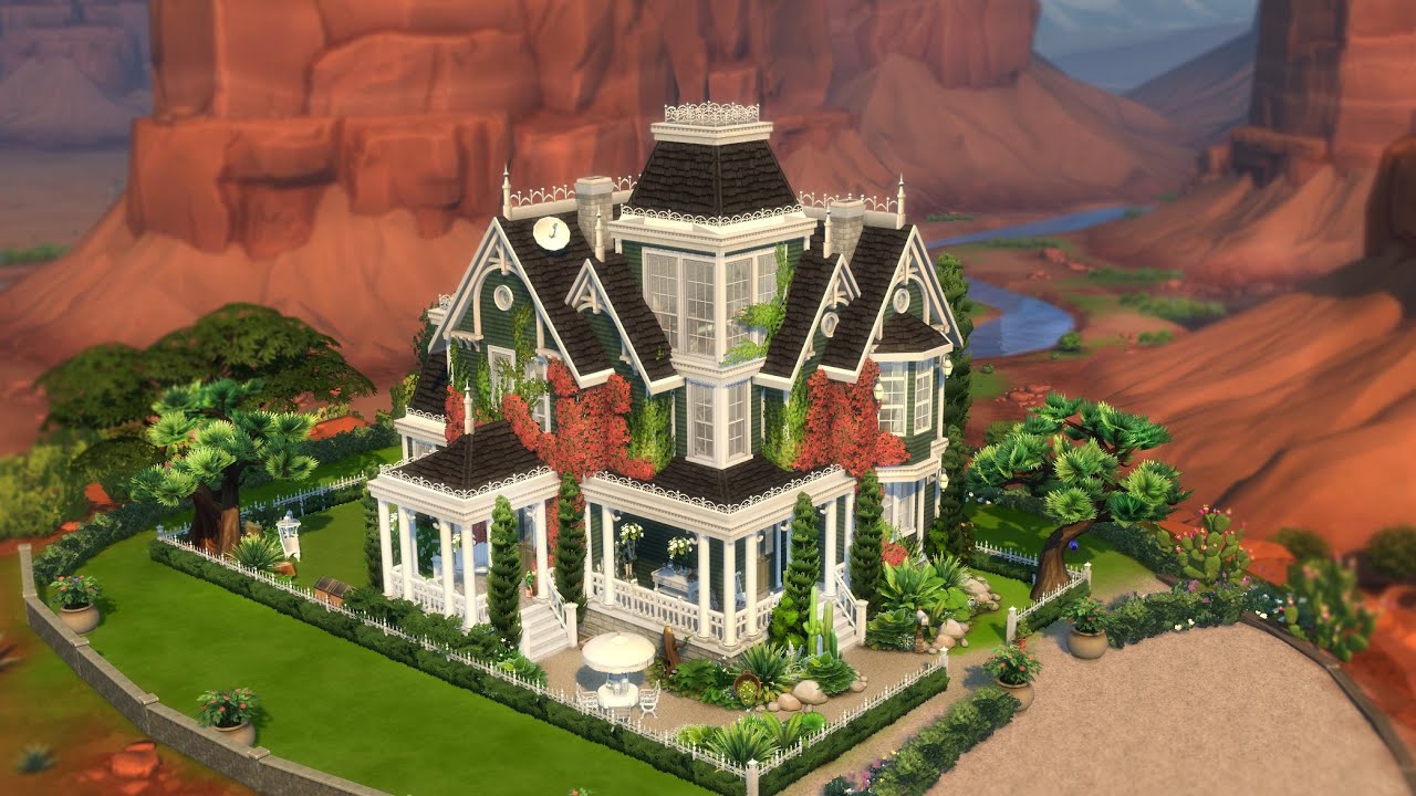 Perfect Oasis🌵// The Sims 4: Speed Build (With CC)