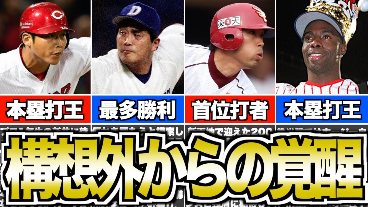 【努力の奇跡】期待外れから大飛躍を遂げたプロ野球選手4選