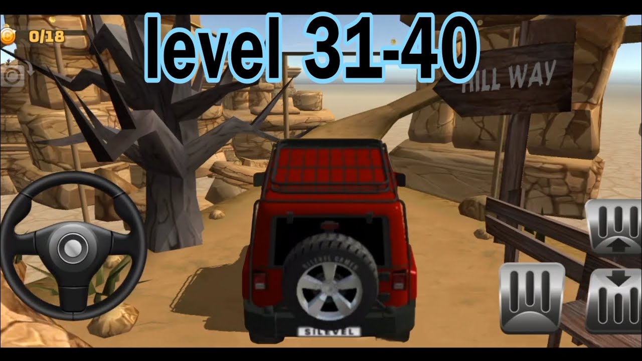 Mountain Climb 4x4 Game Level 31-40 Extreme Hill Challenge | Impossible Offroad Gameplay 🚙🔥