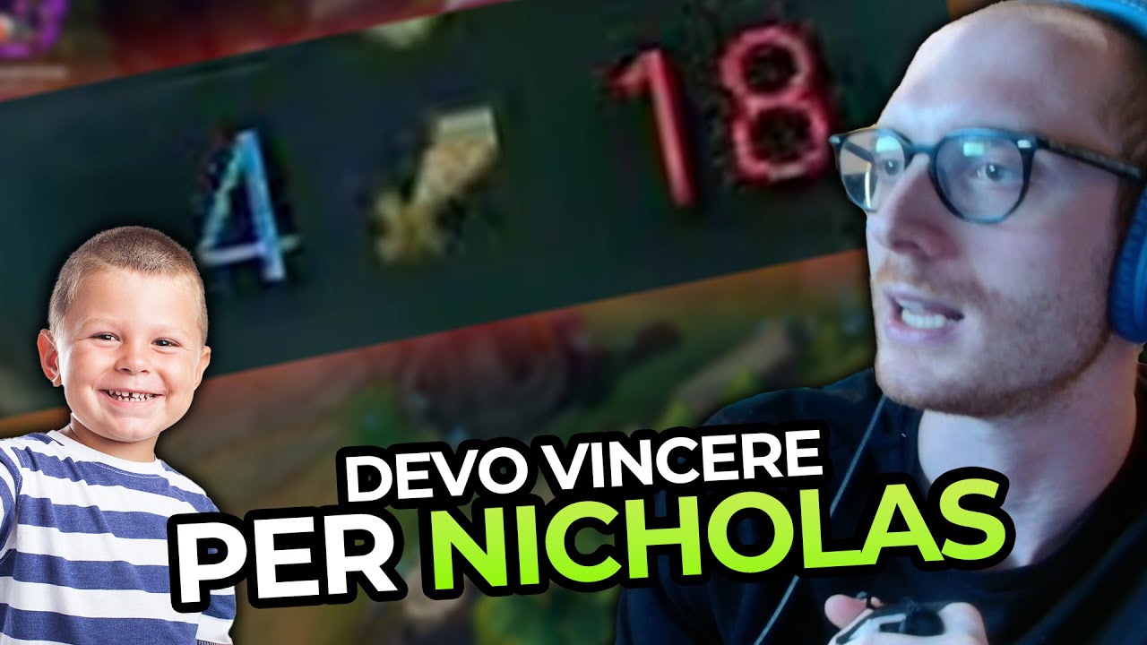 DEVO VINCERE PER LA COLONNA ( NICHOLAS È TORNATO )