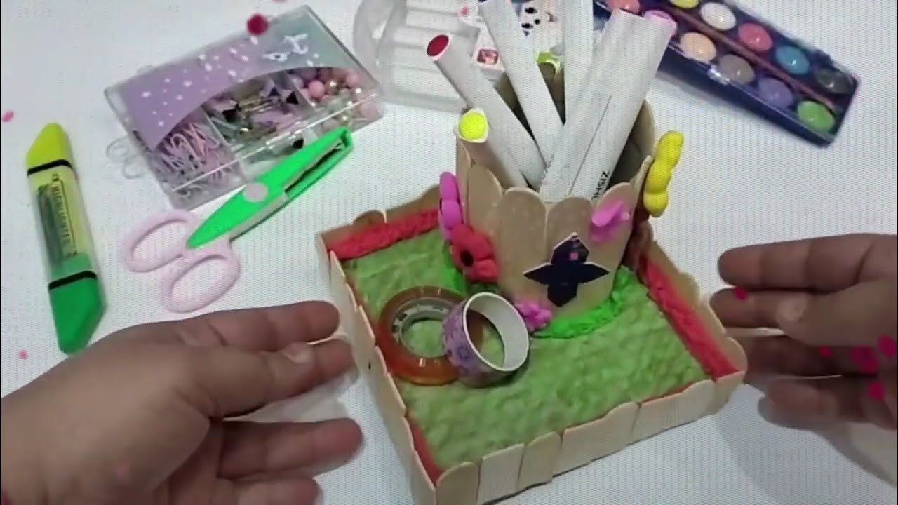DIY Pencil Box ✏️ | Smart & Creative Craft Idea | FH Art & Craft