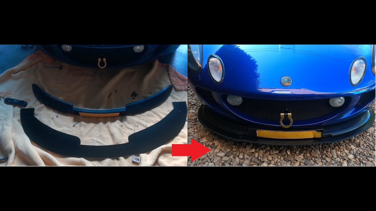 Lotus Exige S2 : Création d'une sous-lame avant