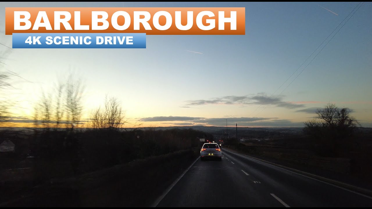 Barlborough 4K Scenic Drive - Clowne, Barlborough, Mosborough - Derbyshire, Sheffield - DJI Pocket 2