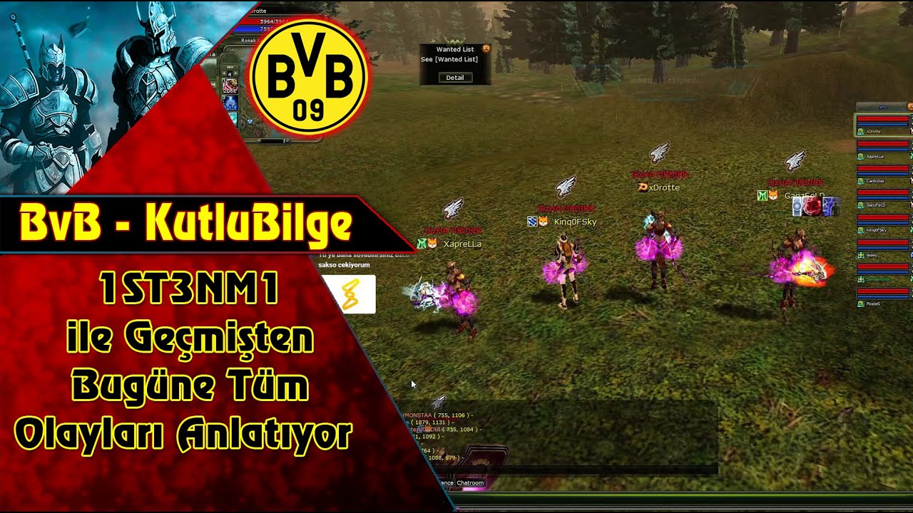 BVB KutluBilge Ge&ccedil;mişten Bug&uuml;ne 1ST3NM1 ile Olanları Anlatıyor | Knight Online | Polemik | PK