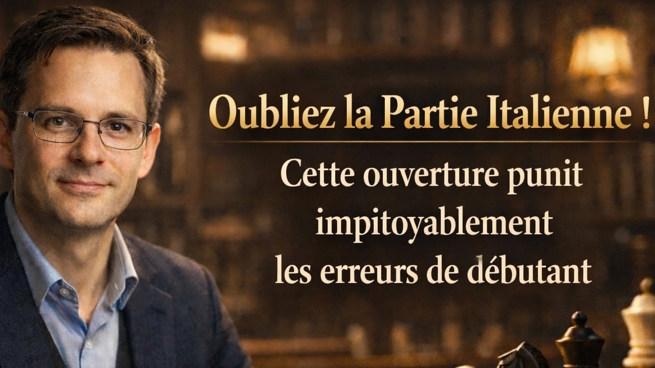 Oubliez la Partie Italienne ! Cette ouverture punit impitoyablement les erreurs de débutant