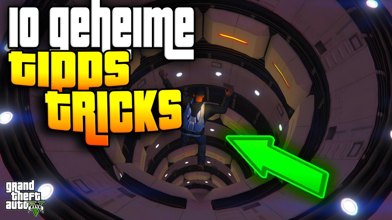 GTA 5: 10 GEHEIME TIPPS UND TRICKS | ALIEN RAUM | HAFTBOMBEN AUFHEBEN | BMX FÄRBEN | enrico italia