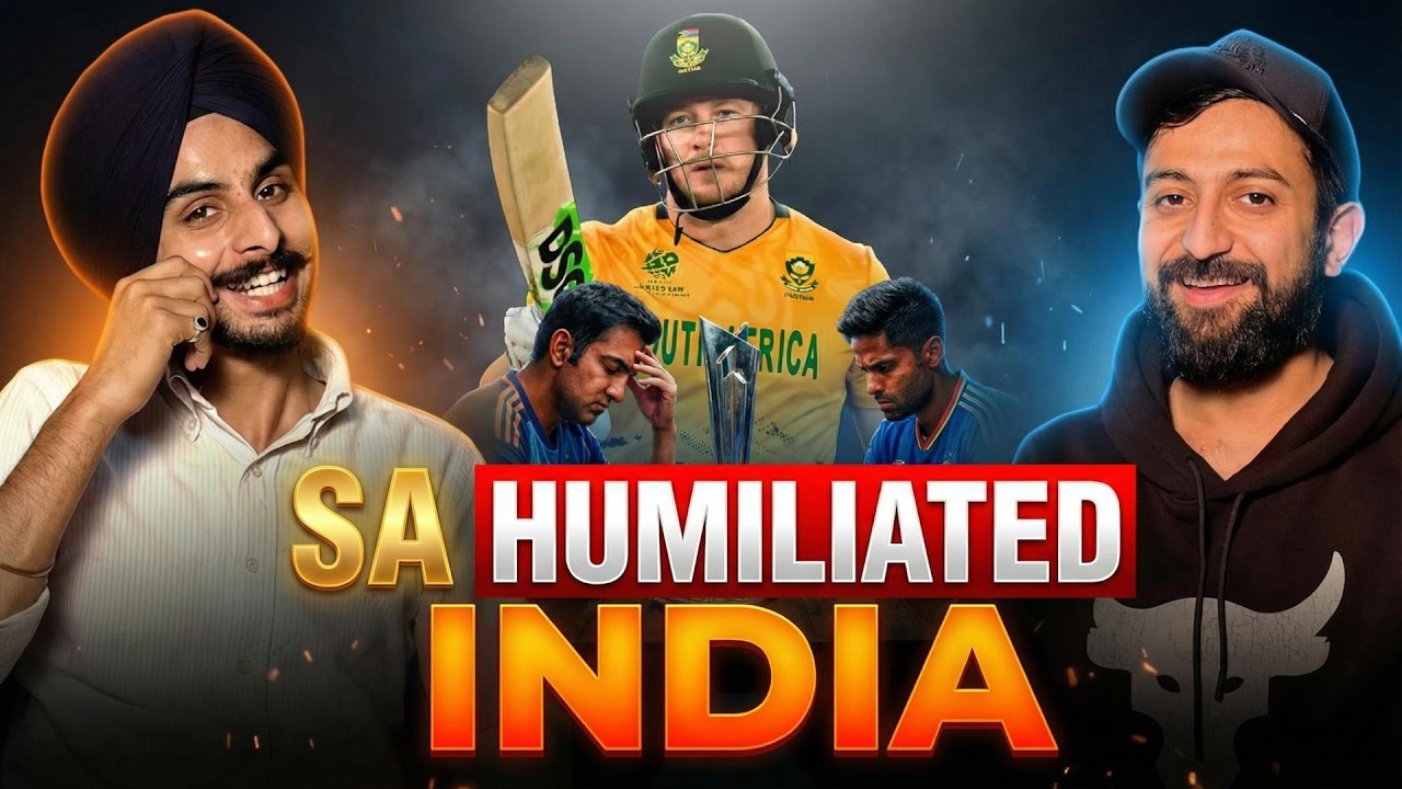 111 ALL OUT! South Africa Destroyed India in Ahmedabad | 2026 men’s t20 World Cup 