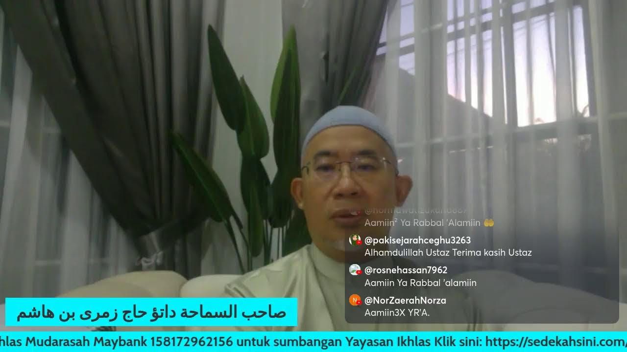 AMAL SALIH VS KETURUNAN (HADITH 36)   MUDARASAH KITAB AL WAFI SIRI 450  22/9/47 , 12/3/26
