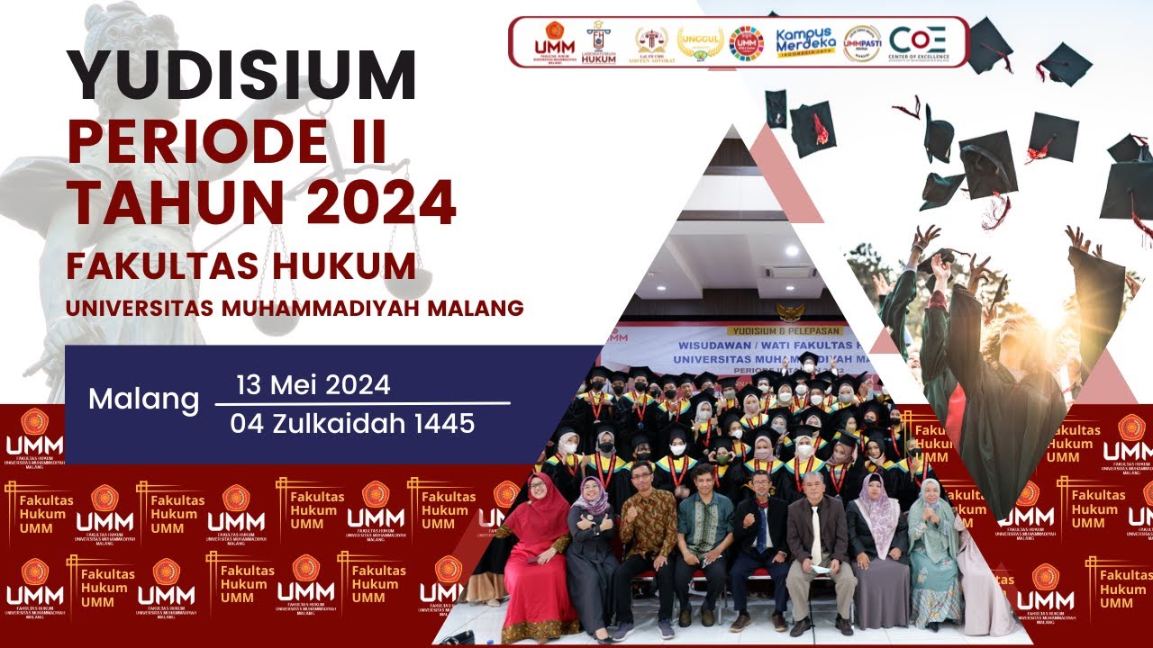 Yudisium Periode II Tahun 2024 Fakultas Hukum