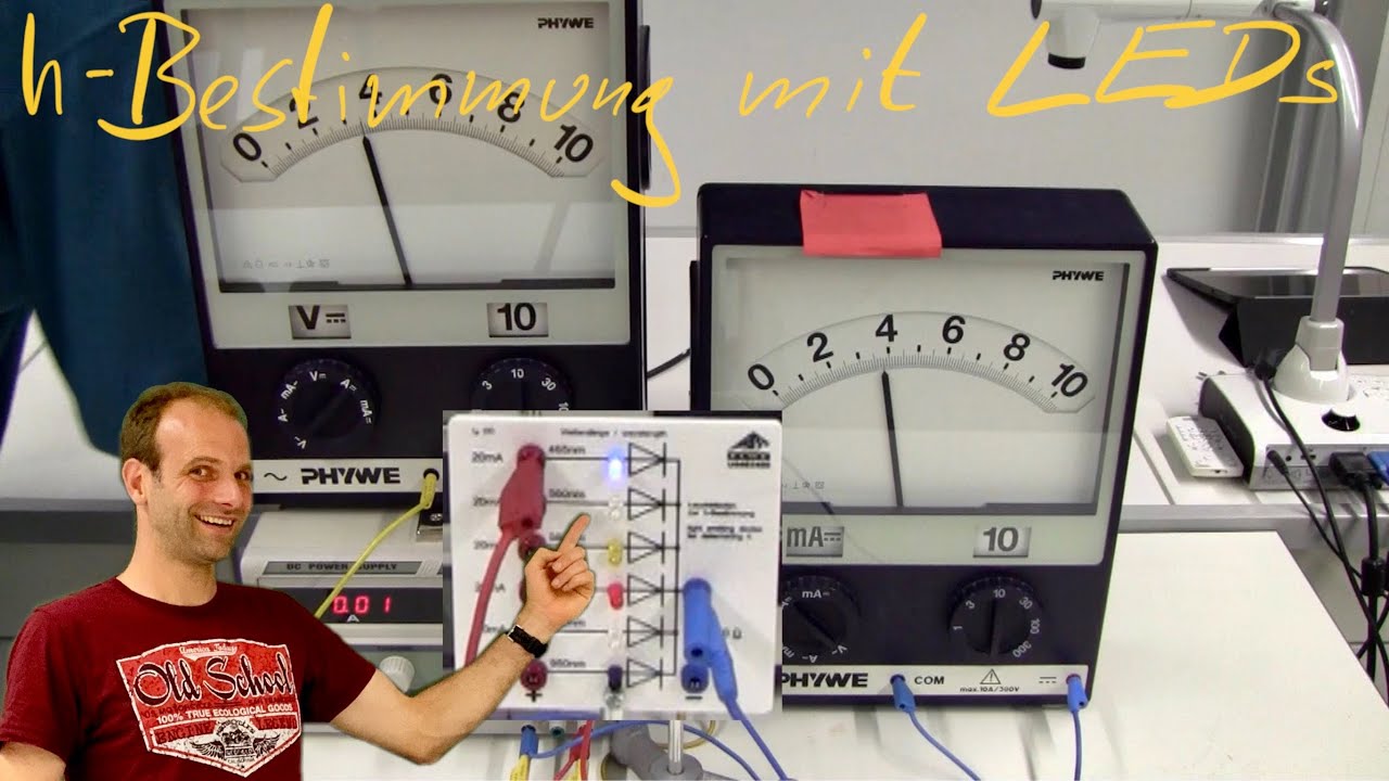 h-Bestimmung mit LEDs