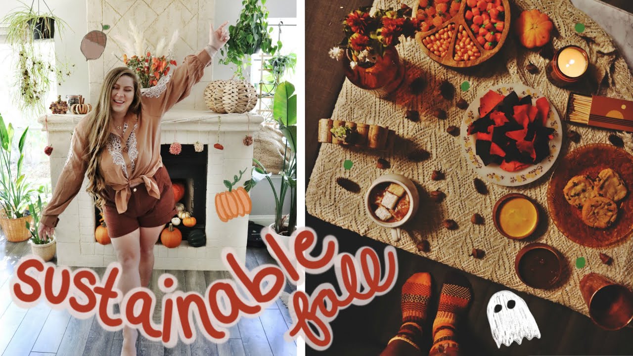 ALL the FALL vibes but make them SUSTAINABLE & ECO-FRIENDLY🍁🍂🎃  fashion, decor, DIYs & more