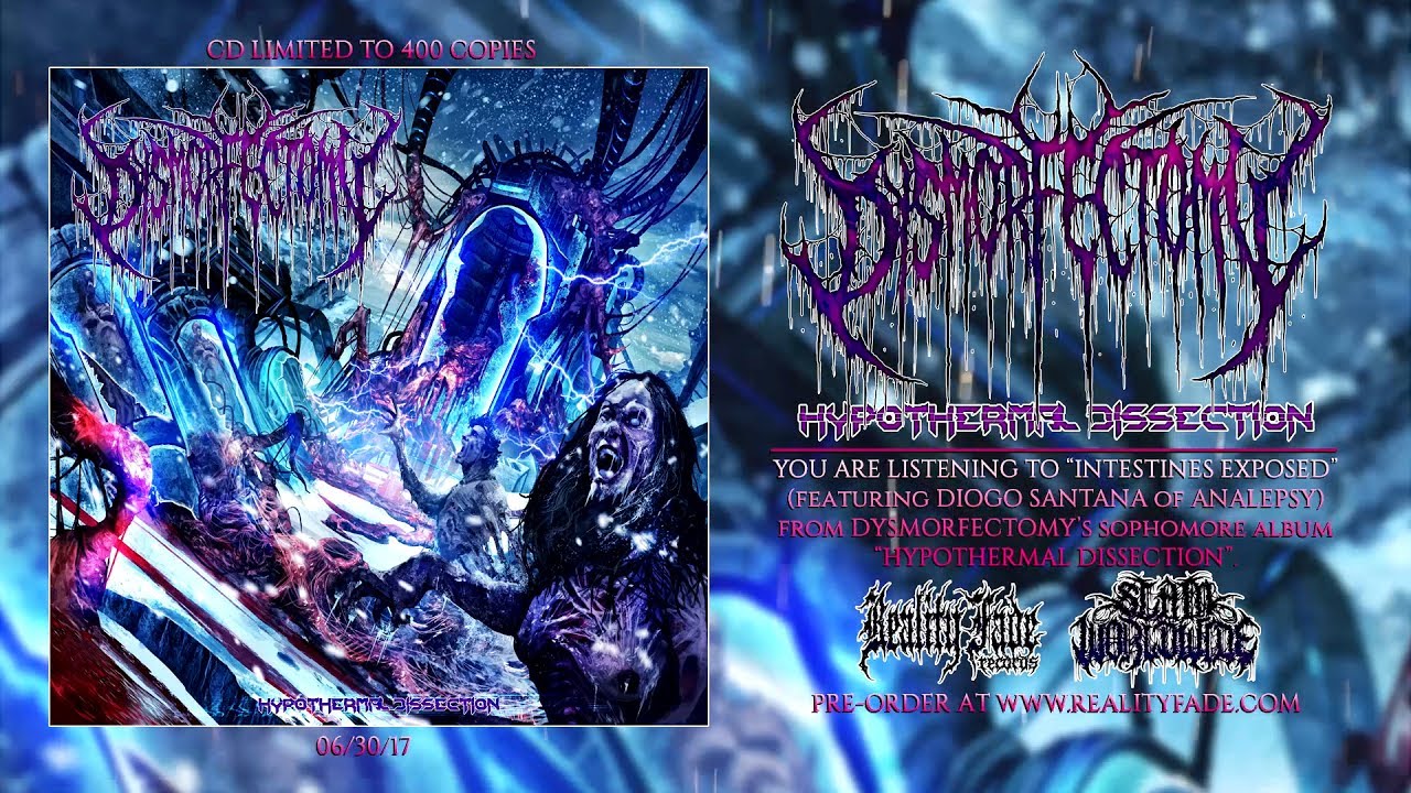 DYSMORFECTOMY - INTESTINES EXPOSED (FEAT. DIOGO SANTANA OF ANALEPSY) (2017) SW EXCLUSIVE