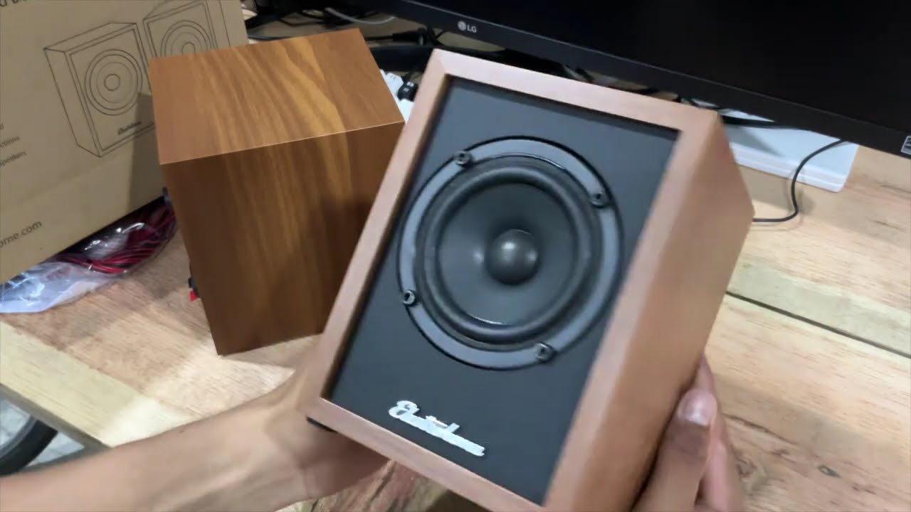Unboxing Electrohome Huntley Powered Bookshelf Speakers Model EB10