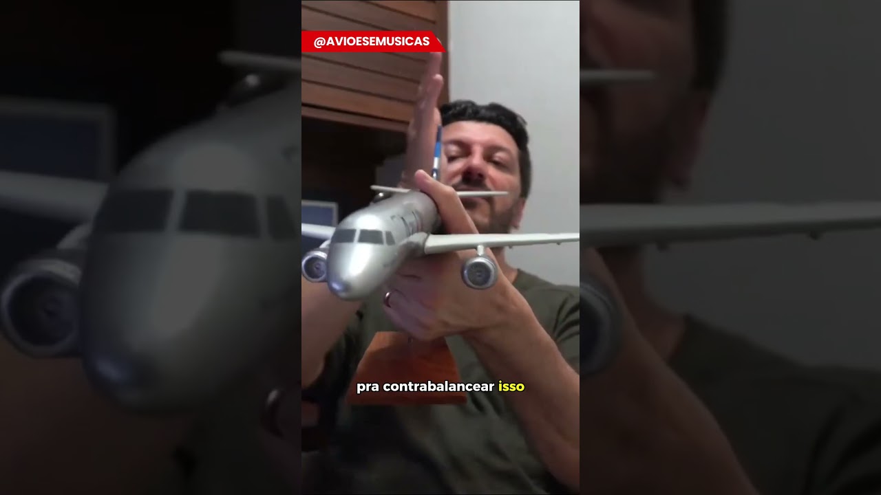 Como o avi&atilde;o voa reto se perder motores?