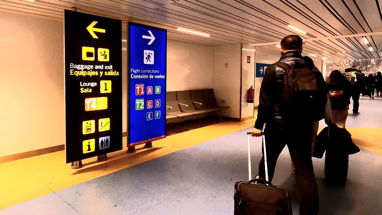 Transfer de T1 a T2 | Madrid Barajas
