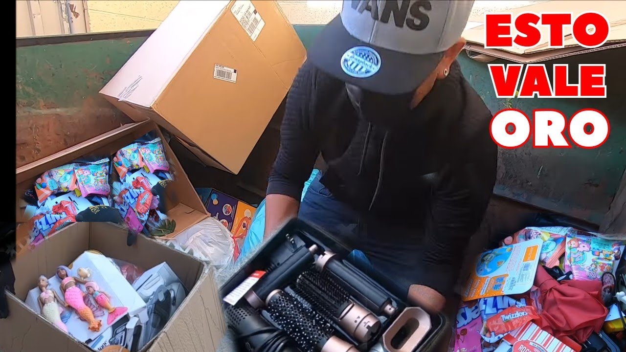NO NECESITO IR DE COMPRAS. /encuentro DE TODO en la BASURA #dumpsterdiving #loquetiranenusa