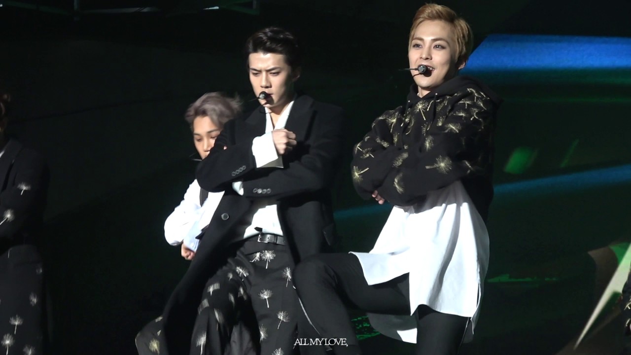 161226 가요대전 EXO - MONSTER SEHUN FOCUS 세훈이 피곤해보이구 음향도 구리고..