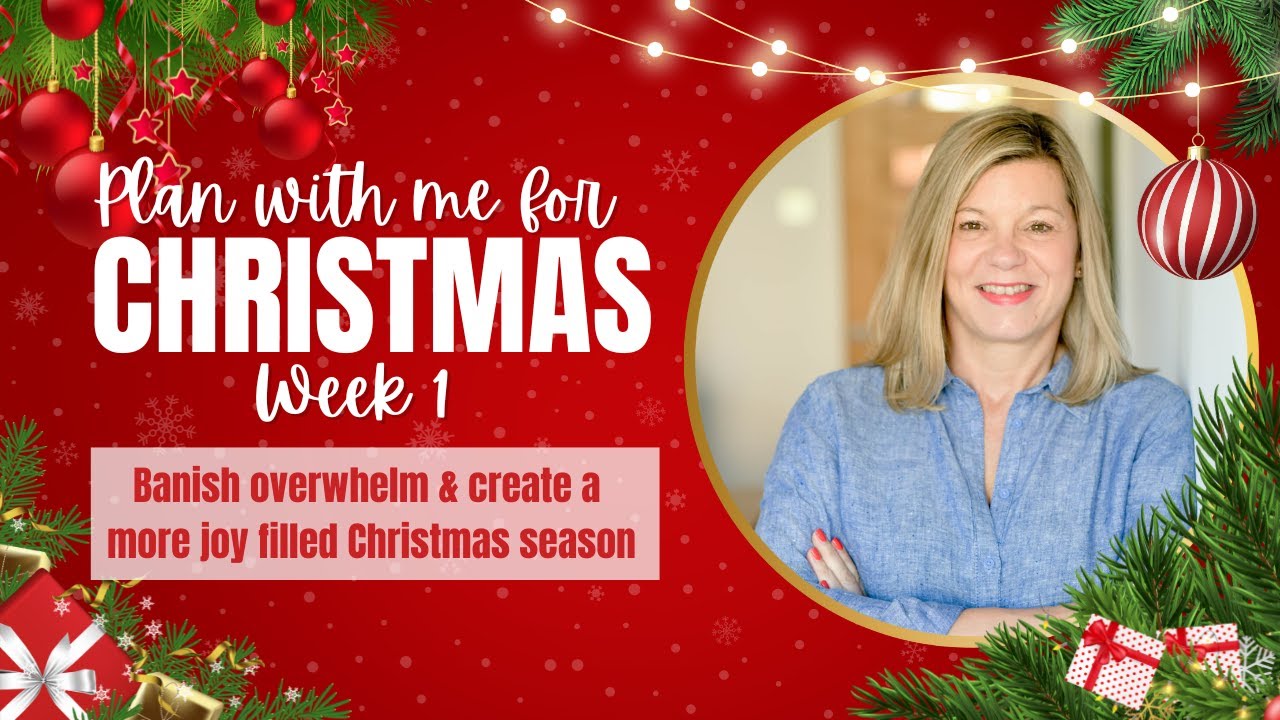 Plan with me for Christmas - Week 1 | Week by week Christmas planner 2023 | How to plan Christmas