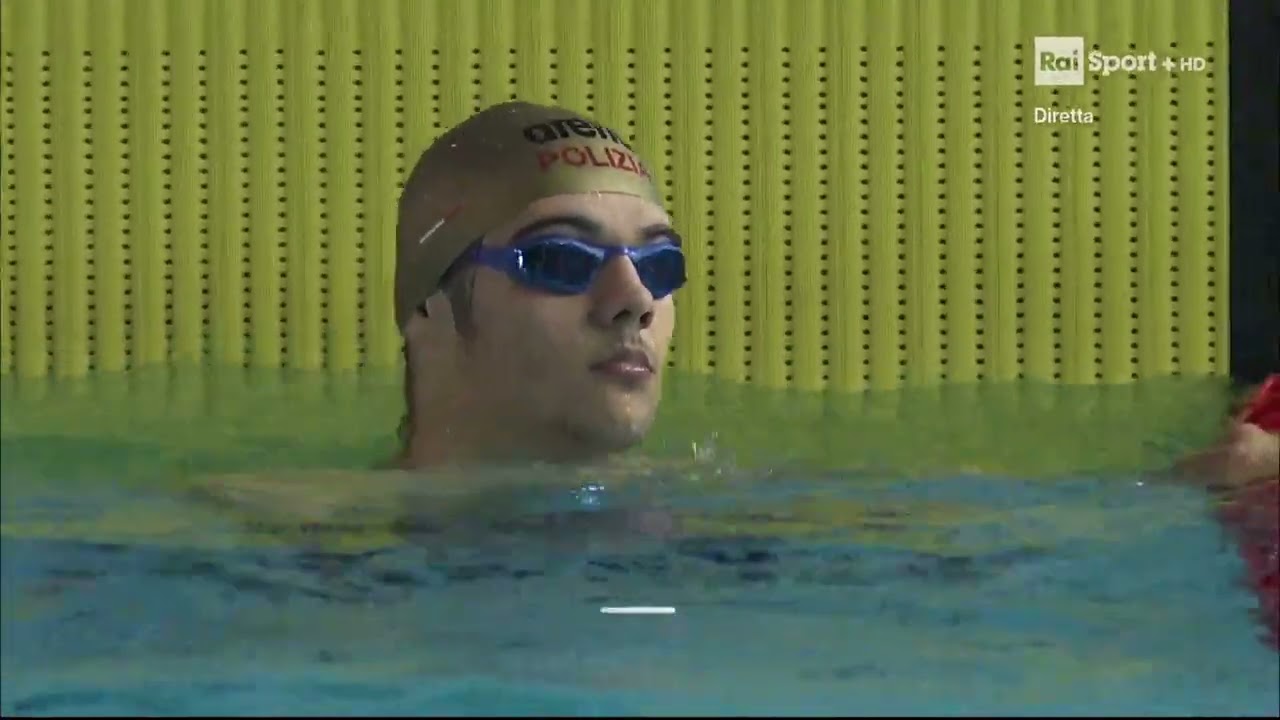 THOMAS CECCON  100 backstroke  lane  5     53.60   REC ITA JUNIORES