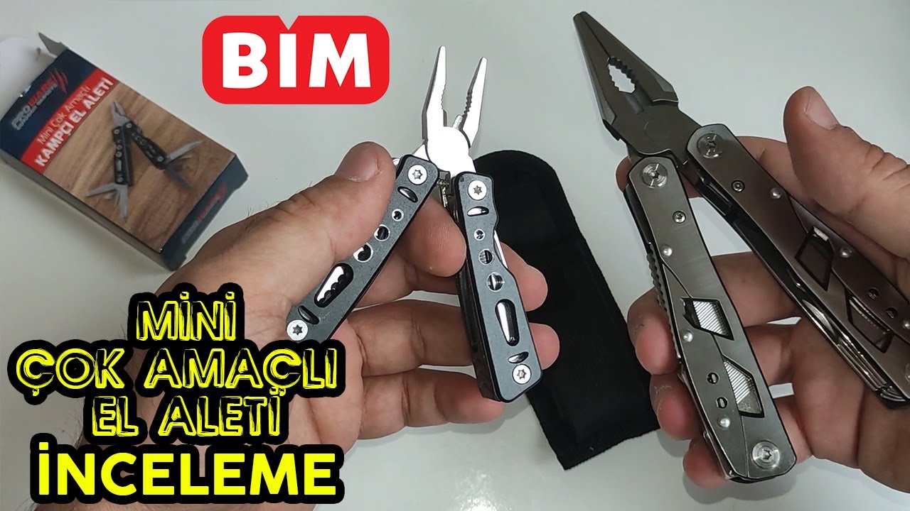 BİM Mini &Ccedil;ok Ama&ccedil;lı Kamp&ccedil;ı El Aleti İnceleme (Karşılaştırma)