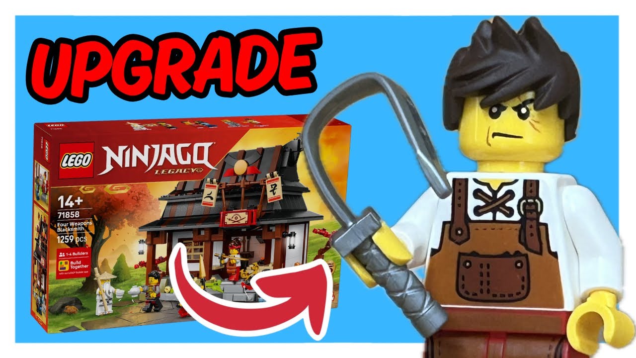 Upgrading LEGO’s New Ninjago Four Weapons Blacksmith Shop Set
