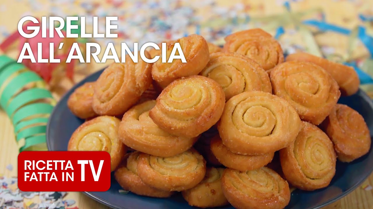 GIRELLE ALL'ARANCIA di Benedetta Rossi - Ricetta TV Fatto in Casa per Voi