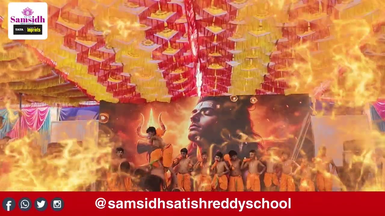 Hanuman Chalisa Dance Performance | Samsidh Satish Reddy School Vempalli