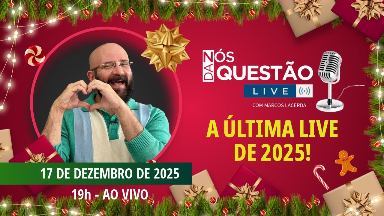 LIVE - PERGUNTA QUE EU TE RESPONDO - 17/12/2025 | Marcos Lacerda, psicólogo
