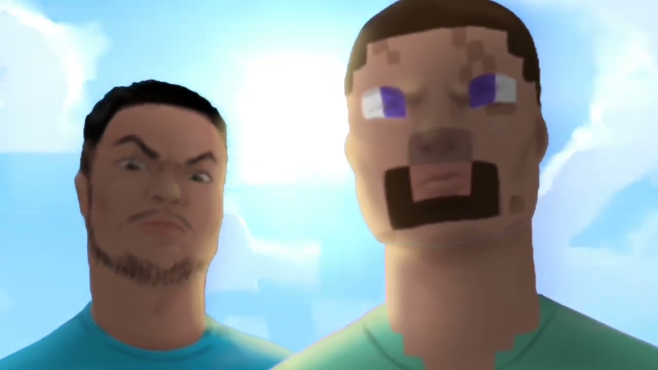 Skin Suit Steve and Real Steve PT.1 (Steve War Comic Animation Remake)