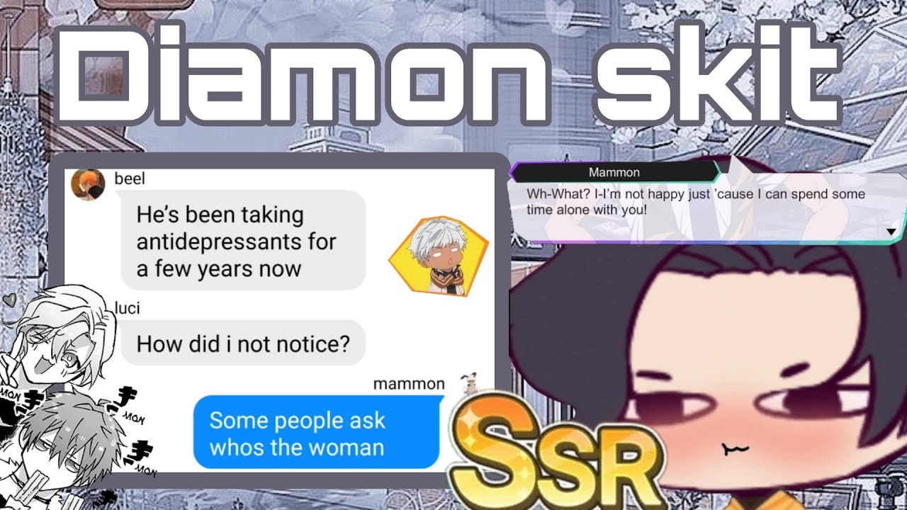 Obey me text: Diamon skit