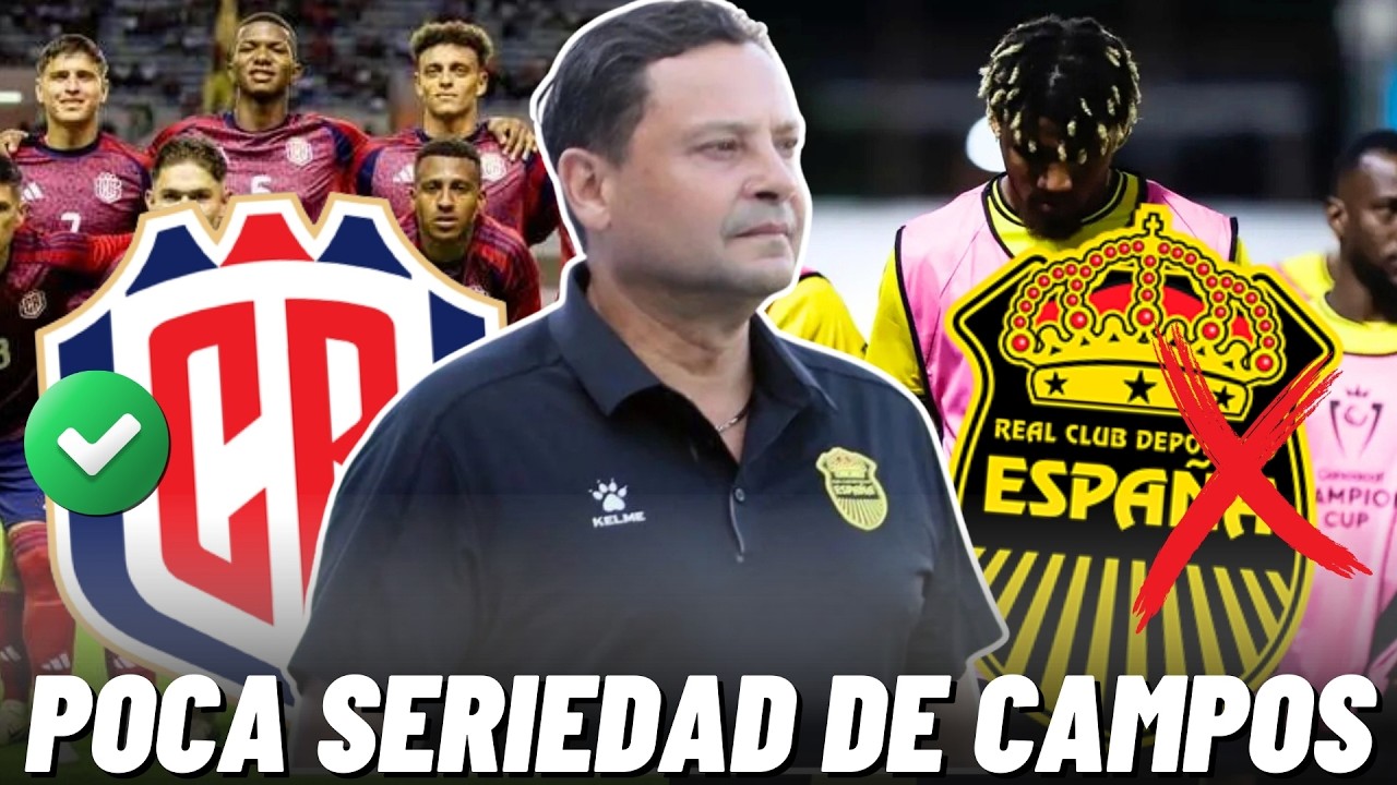 🚨MIENTRAS REAL ESPAÑA FUE HUMILLADO Y ELIMINADO, JEAUSTIN CAMPOS HACÍA PRENSA EN COSTA RICA😱