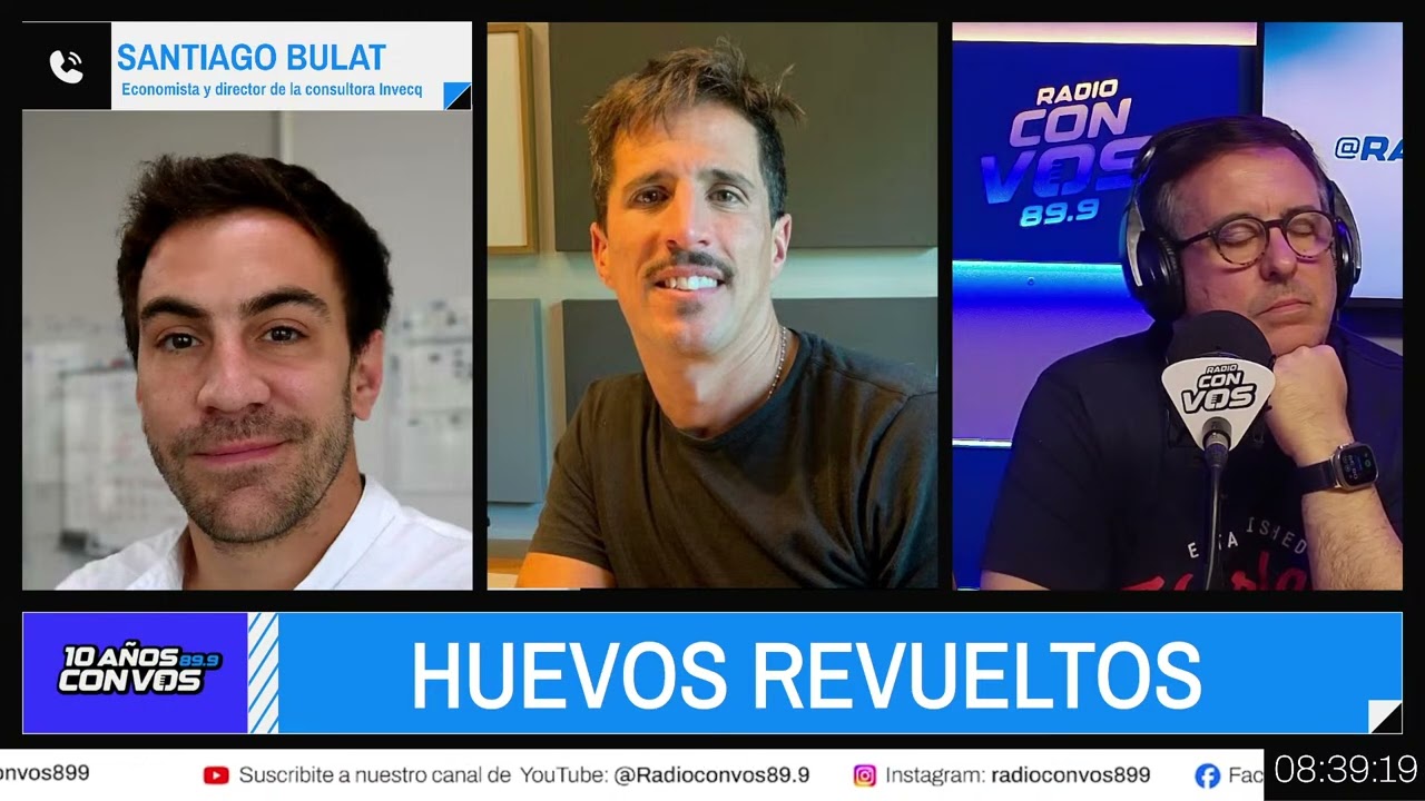 SANTIAGO BULAT - Economista y director de la consultora Invecq | Huevos Revueltos