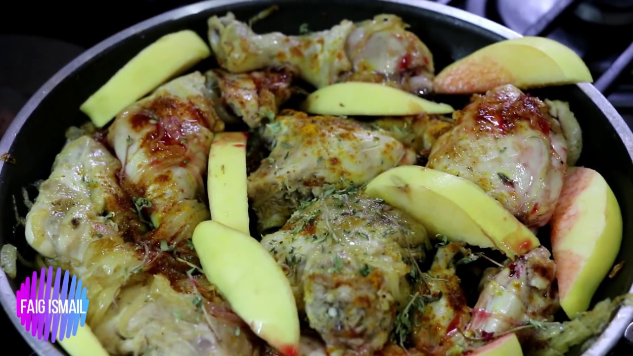 Говурма Курица с айвой и гранатовый сок  Азербайджанская кухня